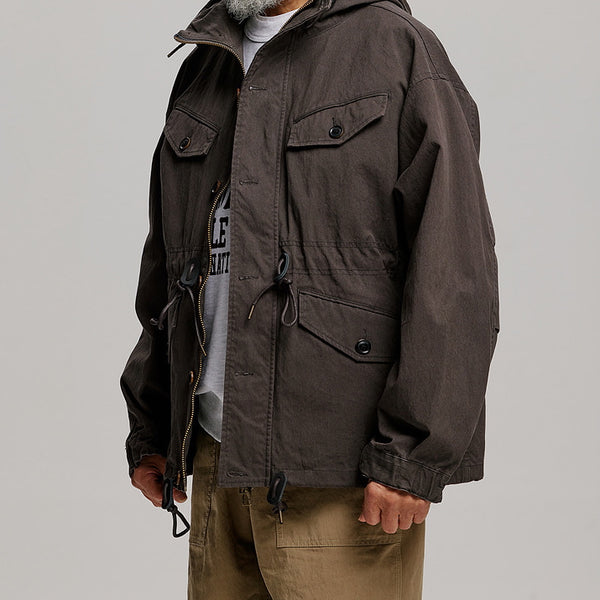 FRENCH M47 PARKA JACKET - CHARCOAL