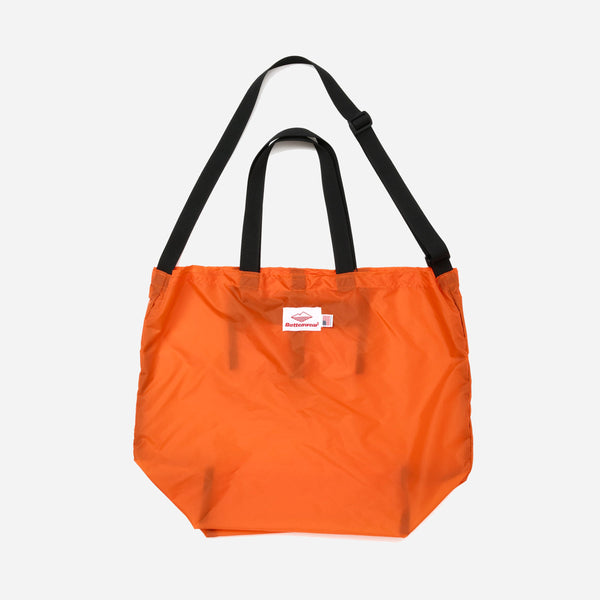 Battenwear Packable Tote - Orange & Black