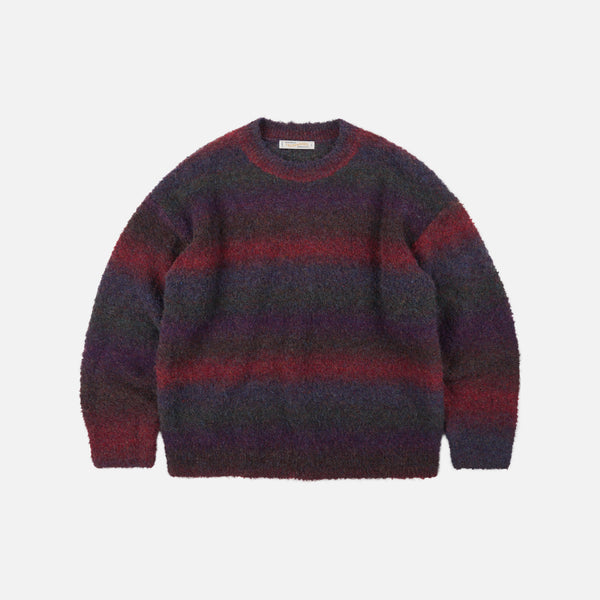 GRADATION BOUCLE KNIT - PURPLE MIX EAN
