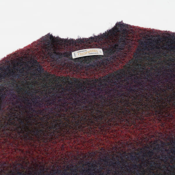GRADATION BOUCLE KNIT - PURPLE MIX EAN