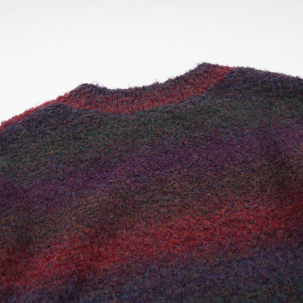 GRADATION BOUCLE KNIT - PURPLE MIX EAN