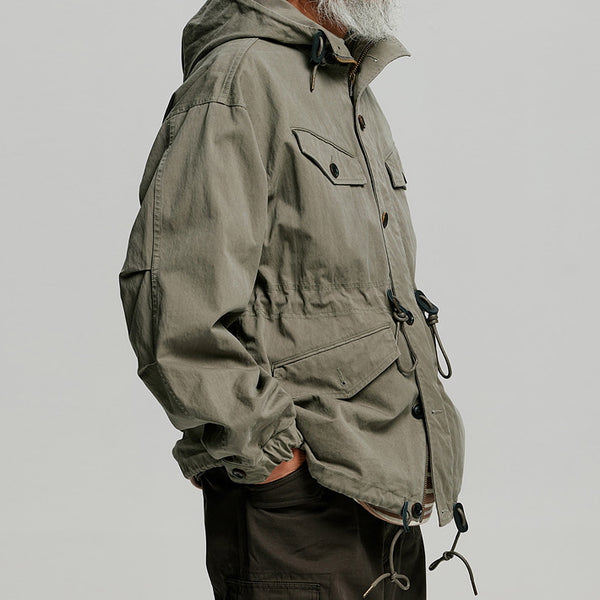 FRENCH M47 PARKA JACKET - OLIVE GREY