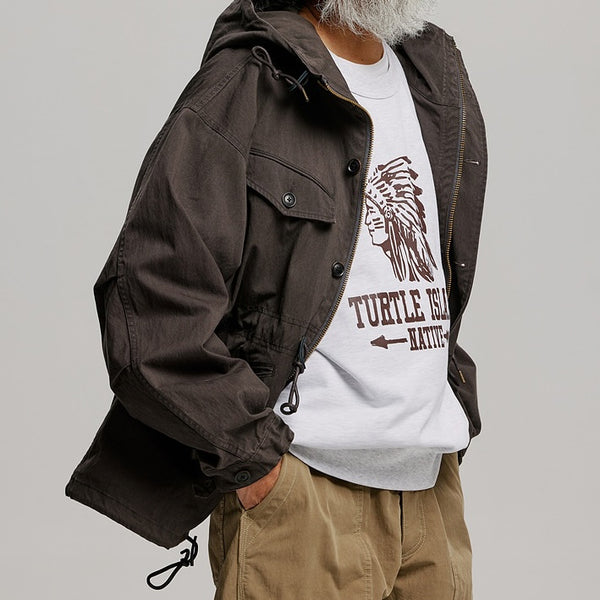 FRENCH M47 PARKA JACKET - CHARCOAL