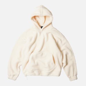 Frizmworks - GRIZZLY FLEECE PULLOVER HOODIE - CREAM -  - Main Front View
