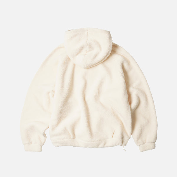 GRIZZLY FLEECE PULLOVER HOODIE - CREAM