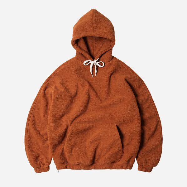 GRIZZLY PULLOVER HOODY - BRICK