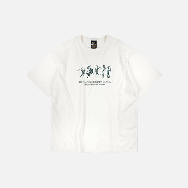 HACM SOUVENIR HALF T-SHIRT - WHITE