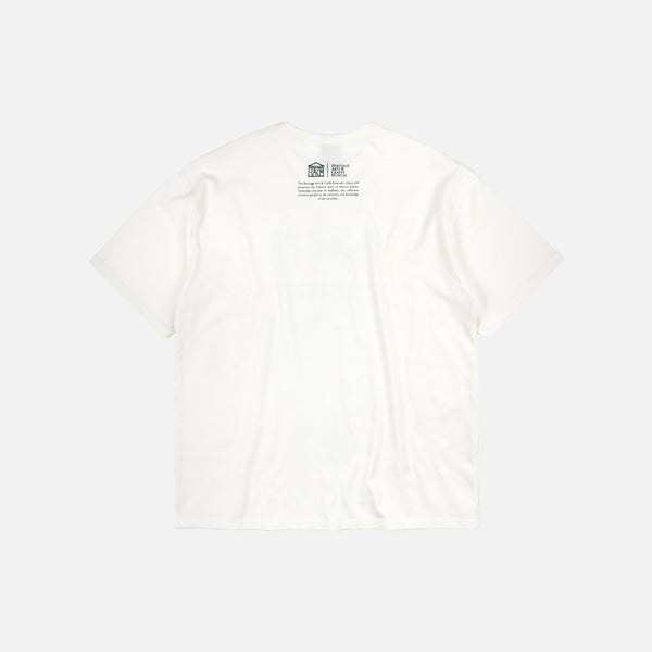 HACM SOUVENIR HALF T-SHIRT - WHITE
