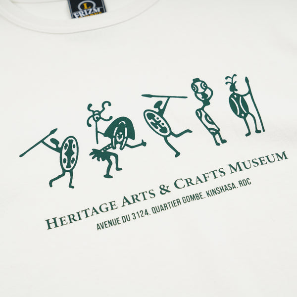 HACM SOUVENIR HALF T-SHIRT - WHITE