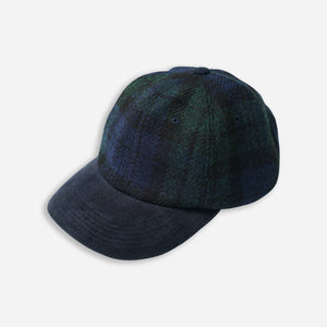 Frizmworks - HARRIS TWEED BALL CAP - BLACKWATCH -  - Main Front View