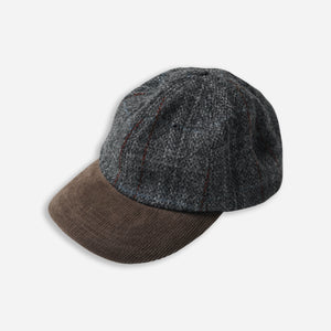 Frizmworks - HARRIS TWEED BALL CAP - GRAY -  - Main Front View