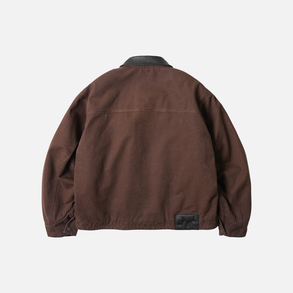 Frizmworks Heavy Canvas Destroyed Work Jacket - Brown