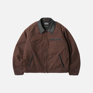 Frizmworks - Frizmworks Heavy Canvas Destroyed Work Jacket - Brown -  - Main Front View