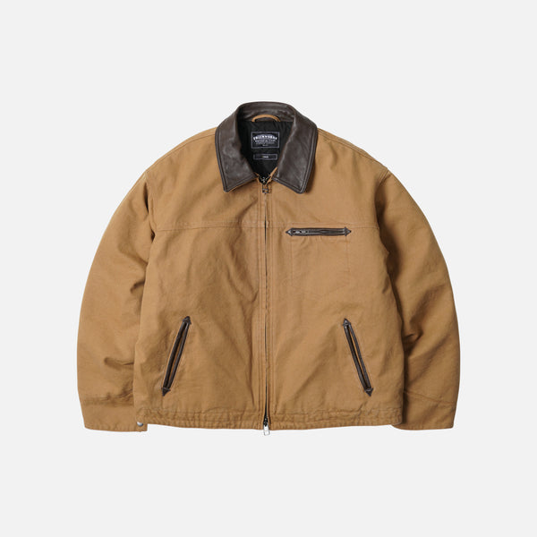 Frizmworks Heavy Canvas Destroyed Work Jacket - Tan