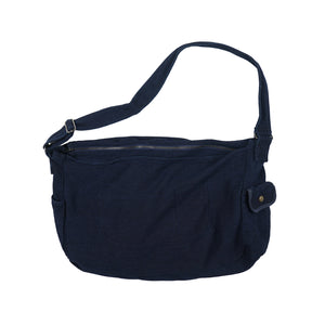Frizmworks - HEAVY CANVAS SHOULDER BAG - SASHIKO DENIM -  - Main Front View