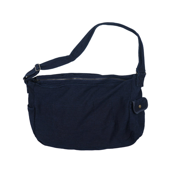 HEAVY CANVAS SHOULDER BAG - SASHIKO DENIM