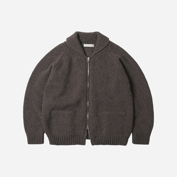 Frizmworks Heavy Cowichan Zip Up Cardigan - Sephia