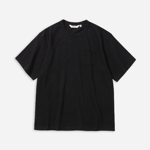 Uniform Bridge - HEAVYWEIGHT POCKET TEE - BLACK -  - Main Front View