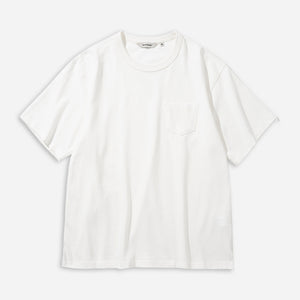 Uniform Bridge - HEAVYWEIGHT POCKET TEE - OFF WHITE -  - Main Front View