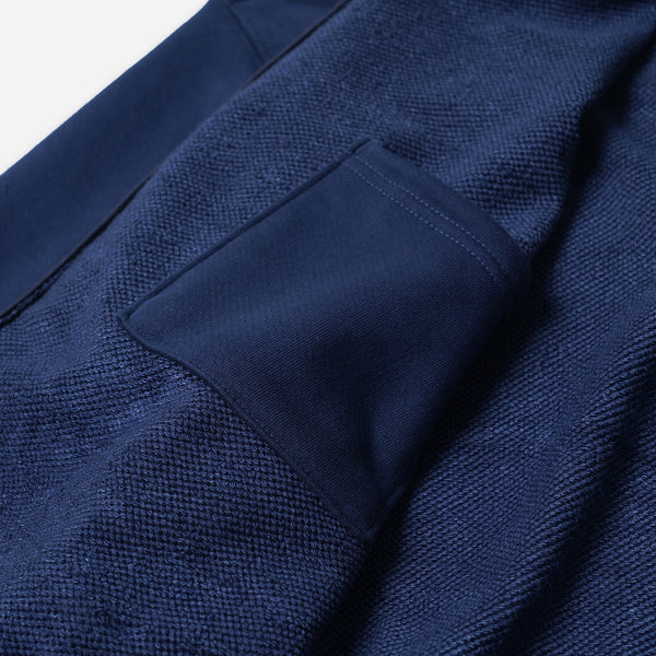 HEAVYWEIGHT SWEAT ZIP UP CARDIGAN - BLUE