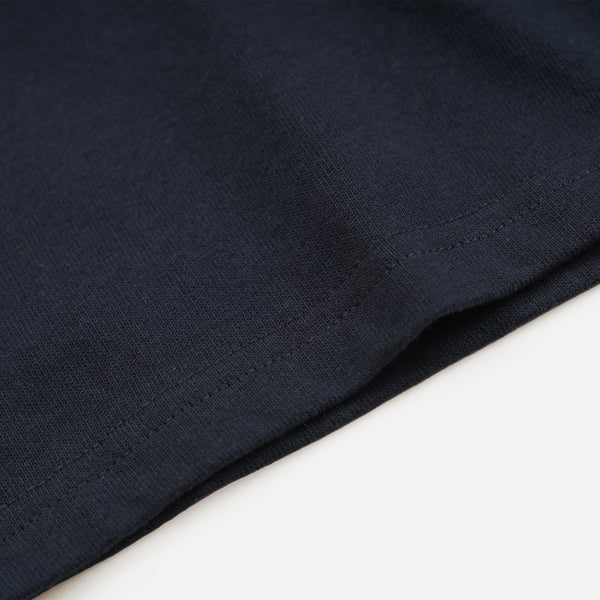 HENLEY HALF T-SHIRT - NAVY