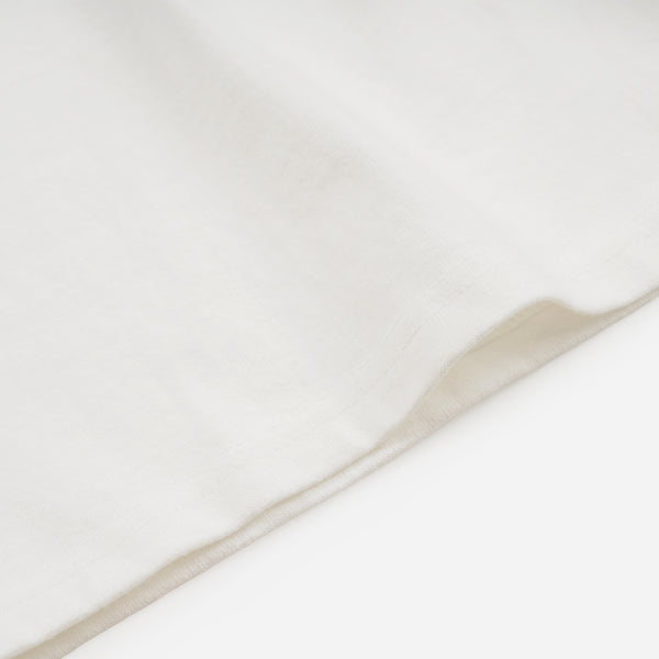 HENLEY HALF T-SHIRT - WHITE