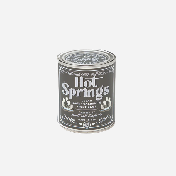 8 OZ NATIONAL PARK CANDLE - HOT SPRINGS