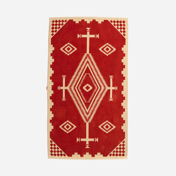 Pendleton Jacquard Beach Towel - Los Ojos Coral
