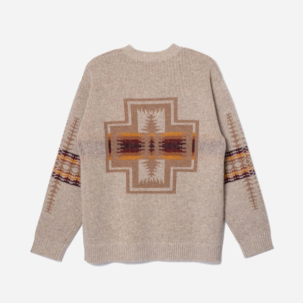 LAMBSWOOL CREW SWEATER - IVORY