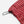 Load image into Gallery viewer, JACQUARD STRIPE HALF T-SHIRT - BURGUNDY
