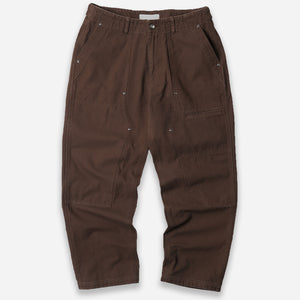 Frizmworks - JUNGLE CLOTH DOUBLE KNEE PANT - BROWN -  - Main Front View