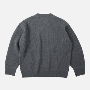Frizmworks - KANGAROO PULLOVER SWEATER  - GREY -  - Alternative View 1