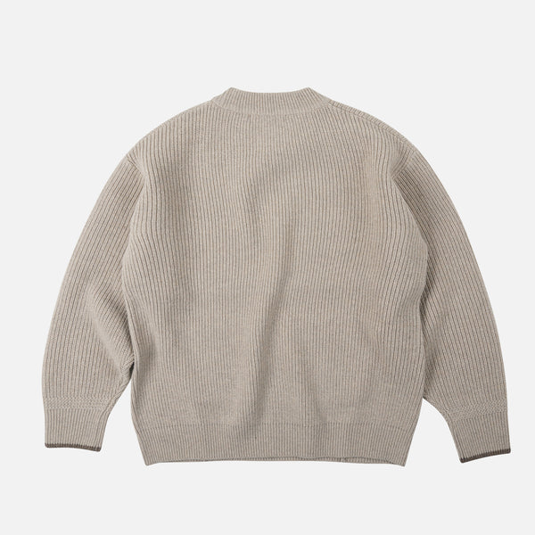 KANGAROO PULLOVER SWEATER - OATMEAL