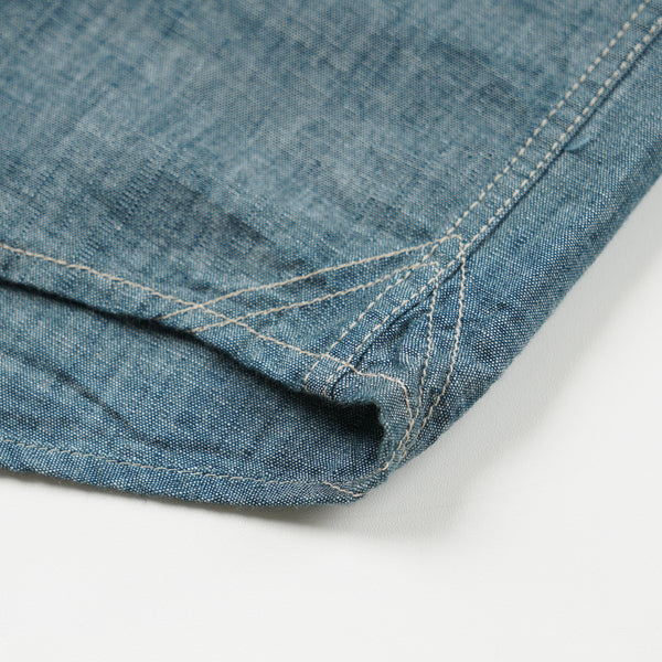 KUROKI CHAMBRAY WORK SHIRT - WASHED BLUE