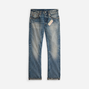 Double RL By Ralph Lauren - VINTAGE 5 POCKET SELVEDGE JEAN - BRIDGEVIEW WASH -  - Main Front View