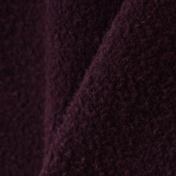 MCCOY V NECK BOA SWEATER - PURPLE