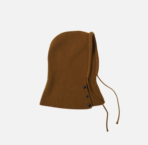 Frizmworks - MERINO WOOL BALACLAVA - CARAMEL -  - Main Front View