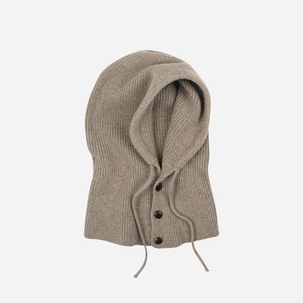 Frizmworks Merino Wool Knit Balaclava - Oatmeal
