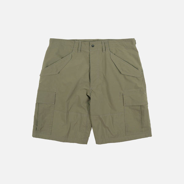 MICRO RIPSTOP CARGO SHORTS - LIGHT OLIVE