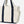 Load image into Gallery viewer, SMALL CAFE TOTE BAG - ECRU/NAVY
