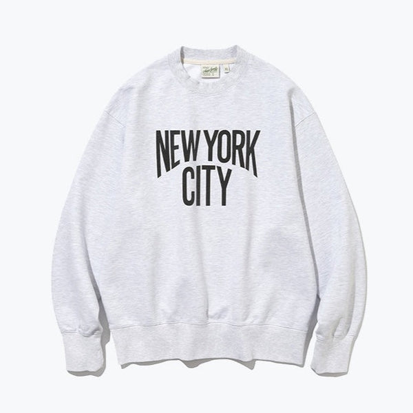 NY City Sweatshirt Washed - 1% Melange