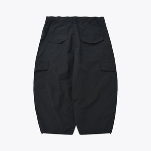 Frizmworks - NYLON CARGO BALLOON PANTS - BLACK -  - Alternative View 1