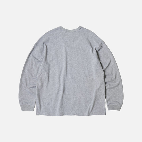 OG DOUBLE RIB L/S T-SHIRT - GREY