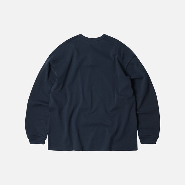 OG DOUBLE RIB L/S T-SHIRT - NAVY