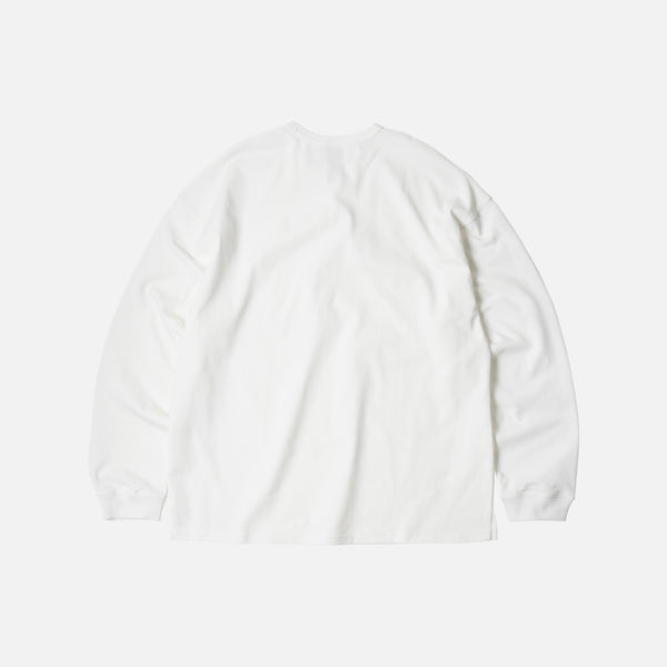 OG DOUBLE RIB L/S T-SHIRT - WHITE