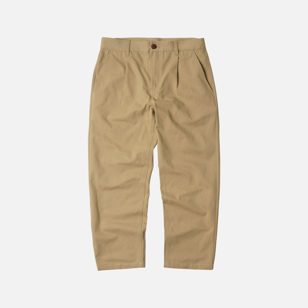 OG HAWORTH ONE TUCK PANTS - BEIGE