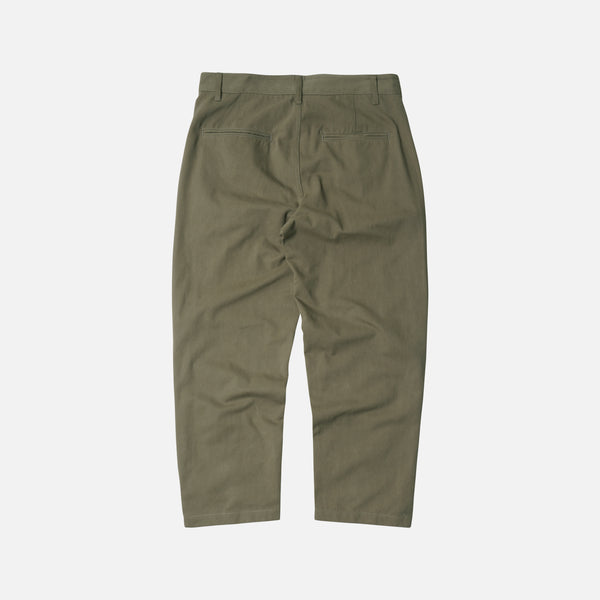 OG HAWORTH ONE TUCK PANTS - OLIVE