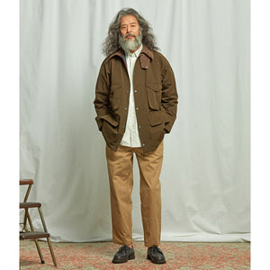 Frizmworks - OG HAWORTH ONE TUCK PANTS - BEIGE -  - Alternative View 1