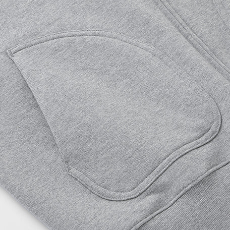 OG HEAVYWEIGHT HOOD ZIPUP PARKA - gray ean