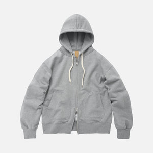 Frizmworks - OG HEAVYWEIGHT FULL ZIP HOODIE - GREY -  - Main Front View